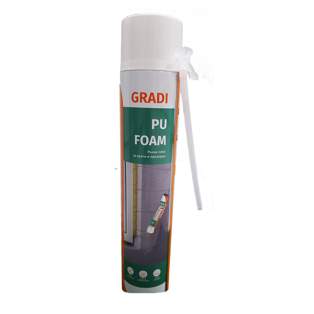 Ръчна полиуретанова пяна GRADI Fix